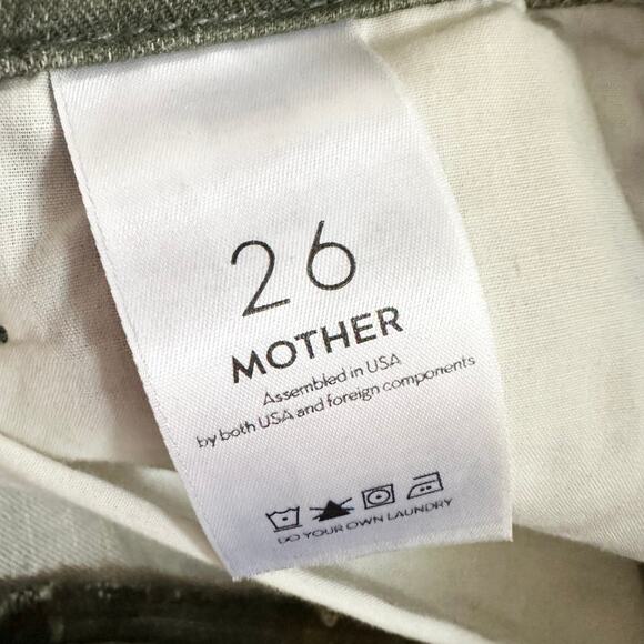 Mother Green Camo The Sir Yes Sir Utility Cargo Pants Finding Stretch Pants 26 - Picture 9 of 12